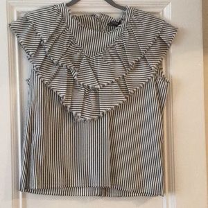 Zara ruffle blouse. NWT